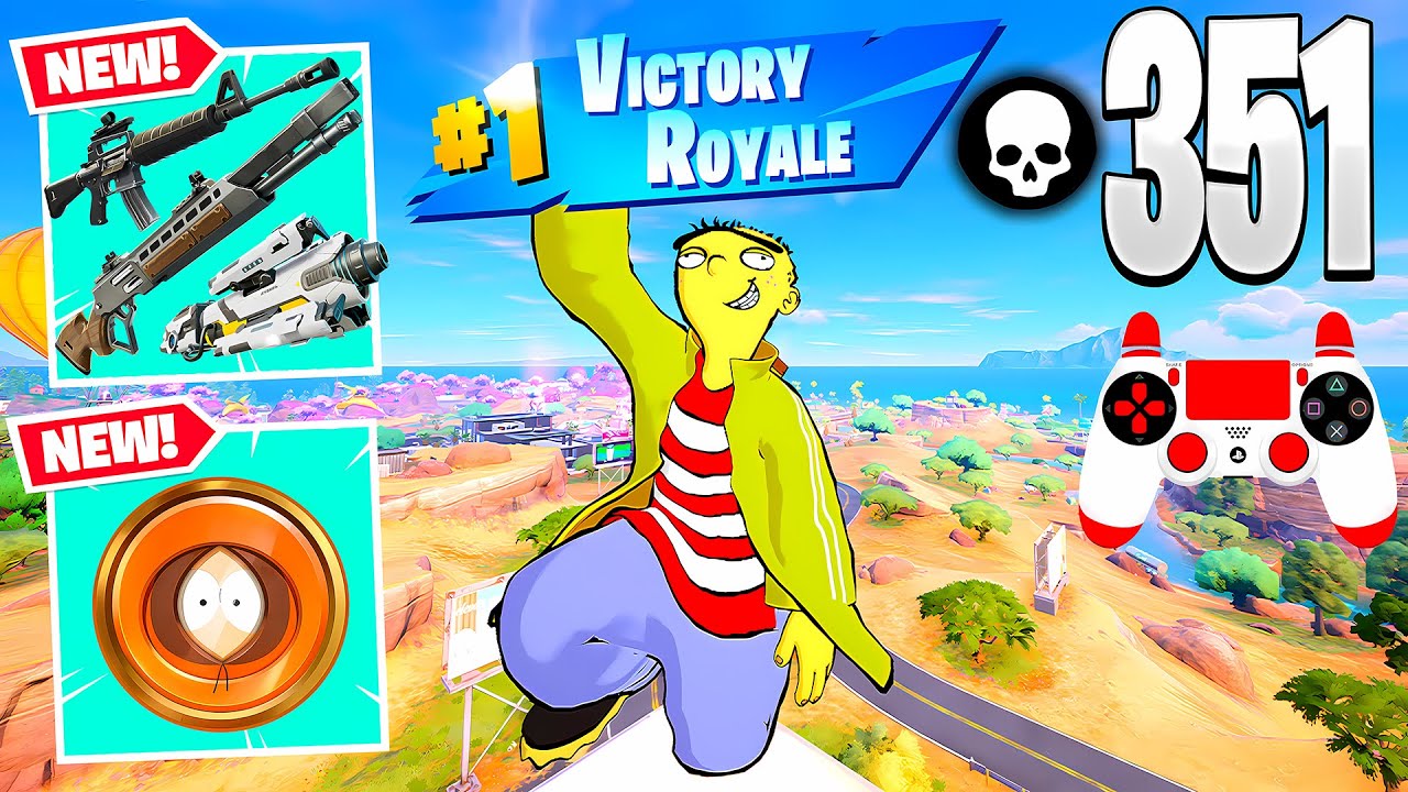 351 Elimination Solo vs Squads (Zero Build) – NEW ED SKIN Wins | Fortnite Chapter 7 Season 1