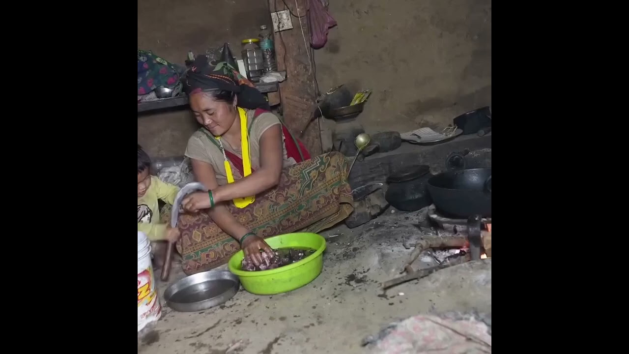 Highland harvesting #cooking #viral #harvesting #survival #trending 