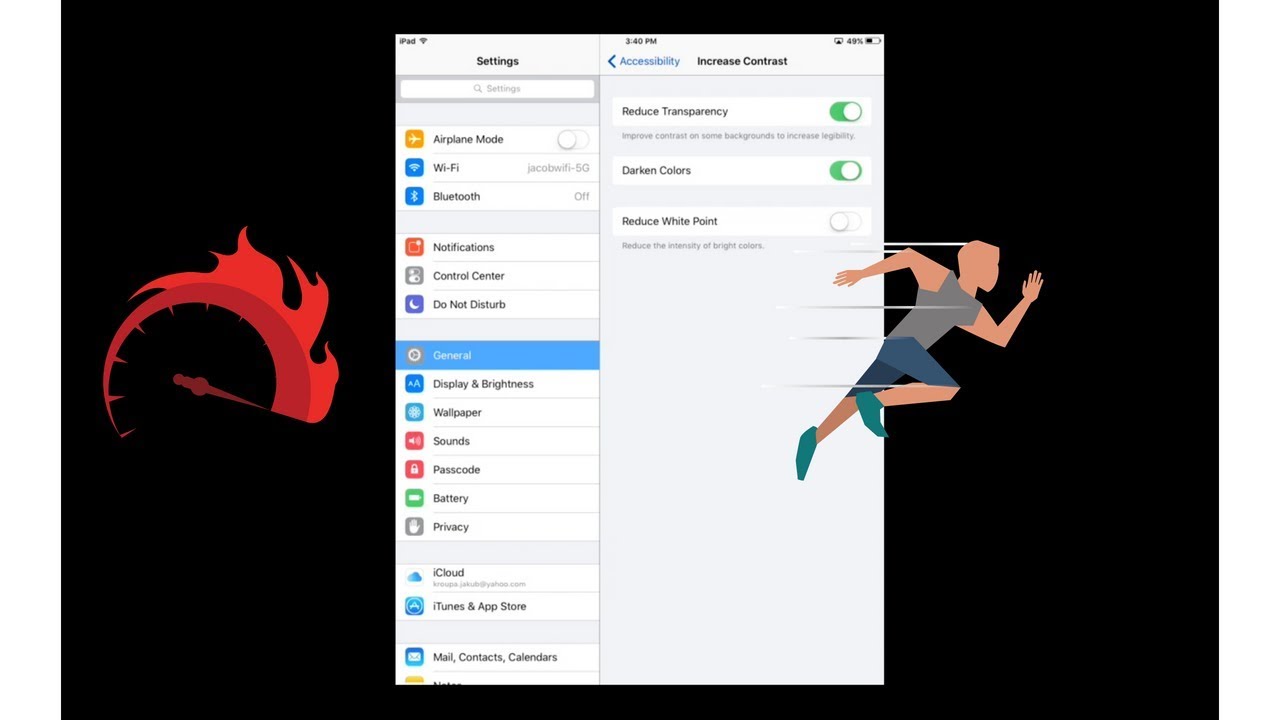 How to speed up yours Old  iPad