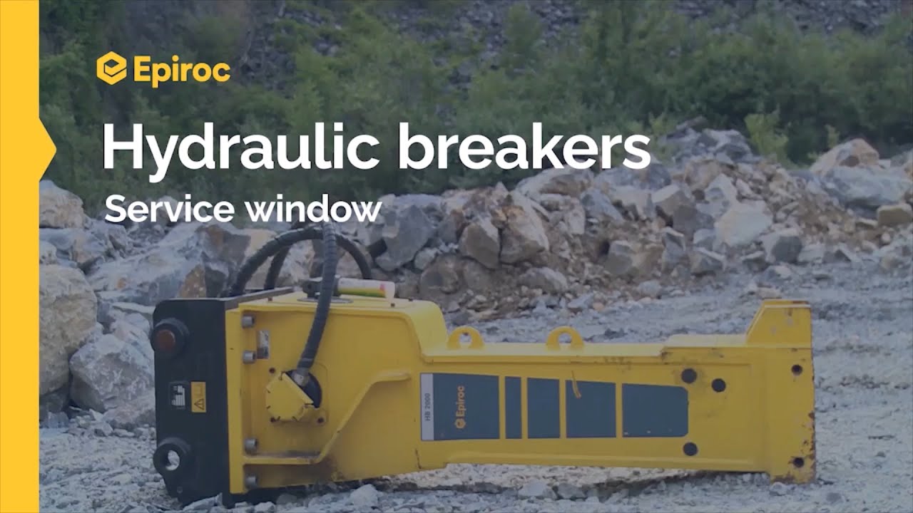 Epiroc Hydraulic Breaker // Daily Maintenence