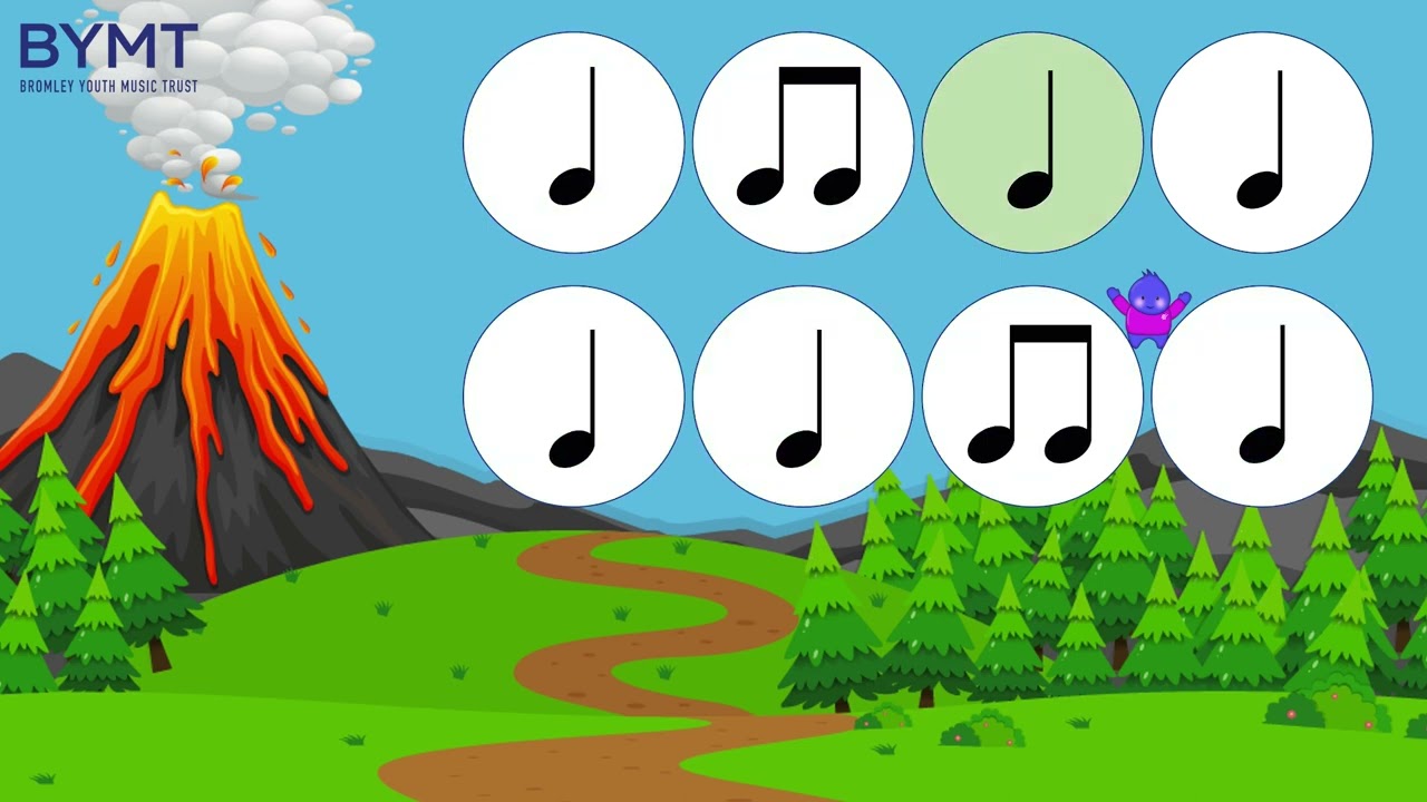 Volcano - Crotchets/crotchets rests and quavers
