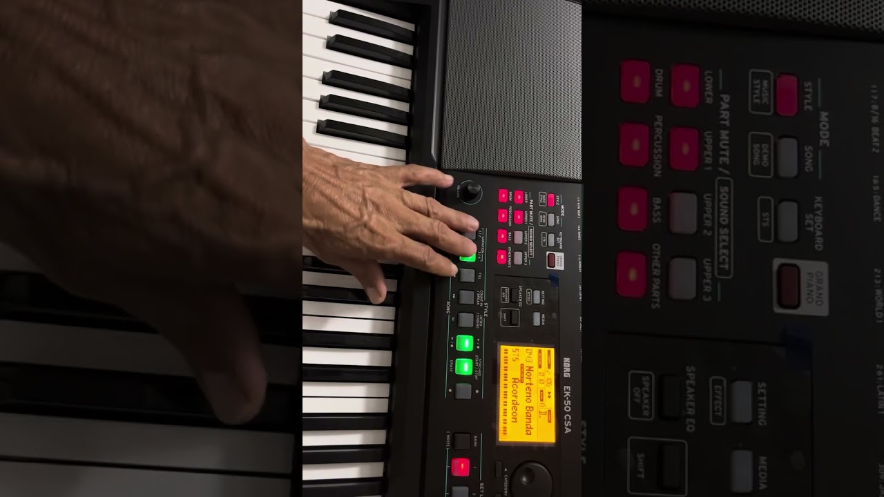 Ritmos del nuevo korg ek50 csa parte 2