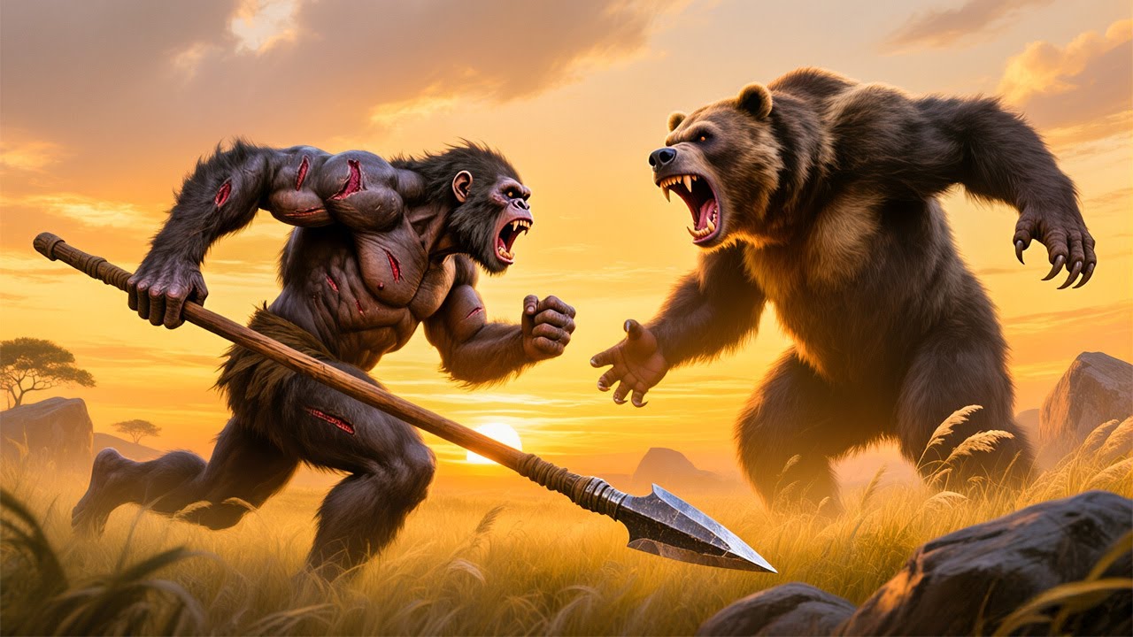Life 2.4 Millions Years Ago | Man&rsquo;s Fierce Battle with Prehistoric Giant Predators