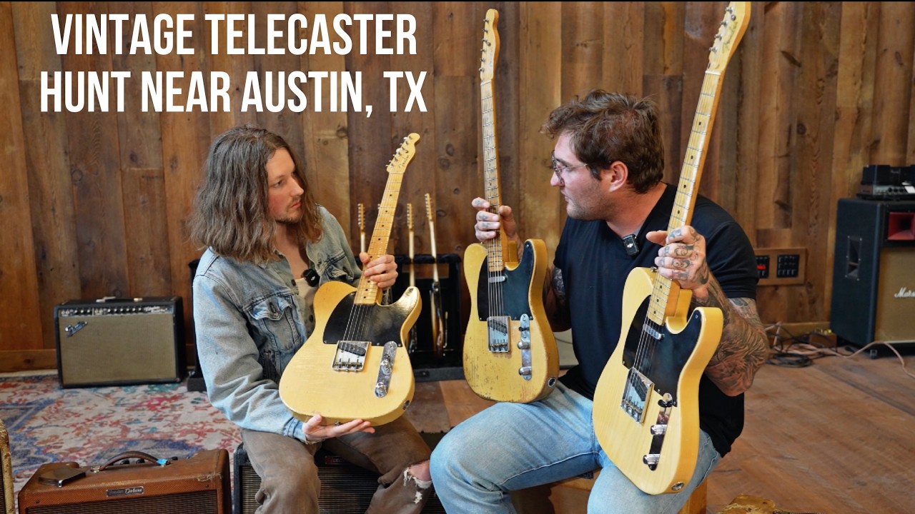 Hunting Early Vintage Fender Telecaster Guitars near Austin, Texas