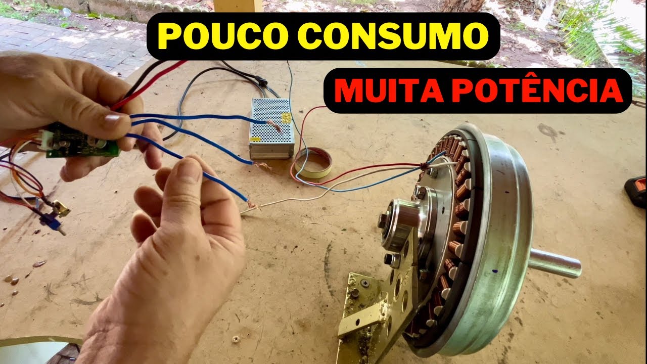 MOTOR BRUSHELESS SUPER ECONÔMICO APRENDA O SEGREDO