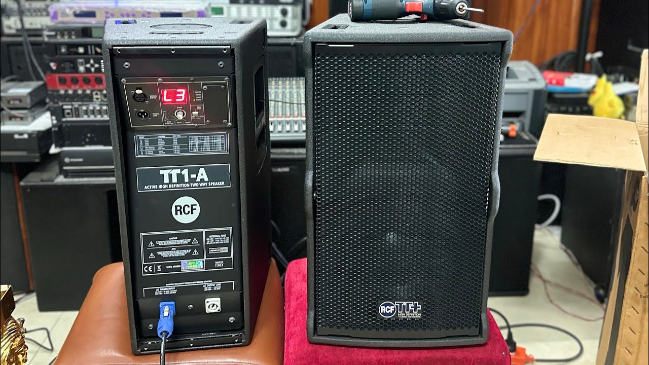 RCF TT1A - Made in Italy. Dòng bass 25 cao cấp trùm cuối của hãng