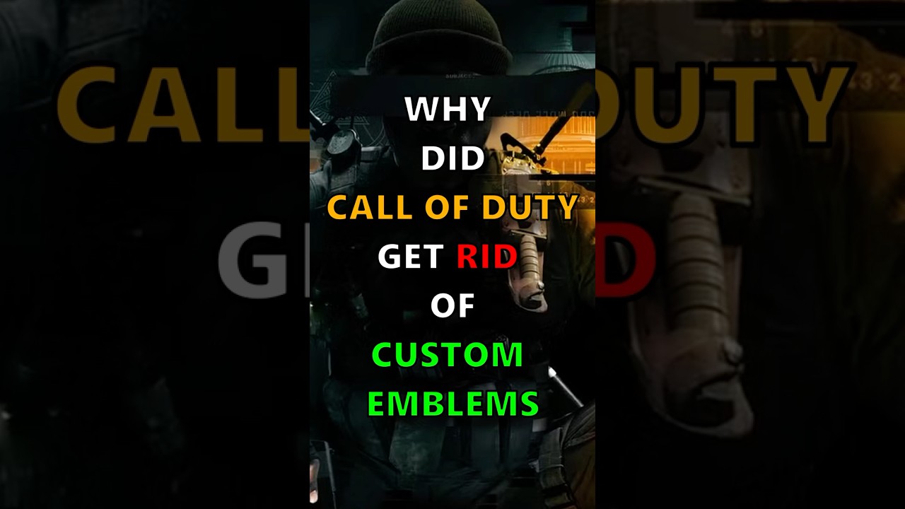 НАСТОЯЩАЯ причина, по которой Call of Duty избавился от пользовательских эмблем @KriticalKevin #c...