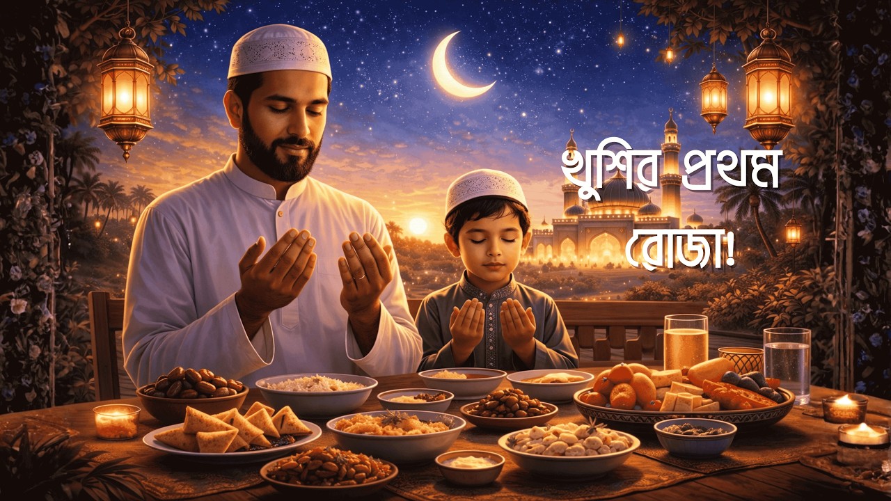 খুশির প্রথম রোজা | হৃদয় ভরানো রমজান নাশিদ | Bangla Islamic Song