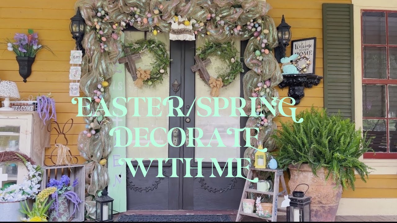 2023 EASTER/SPRING // FRONT PORCH  // DECORATE WITH ME