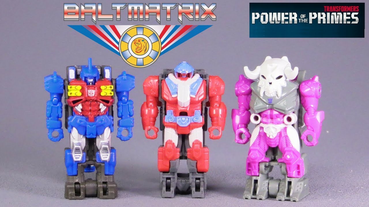 Transformers: Power of the Primes - Prime Masters METALHAWK,CLOUDBURST and SKULLGRIN