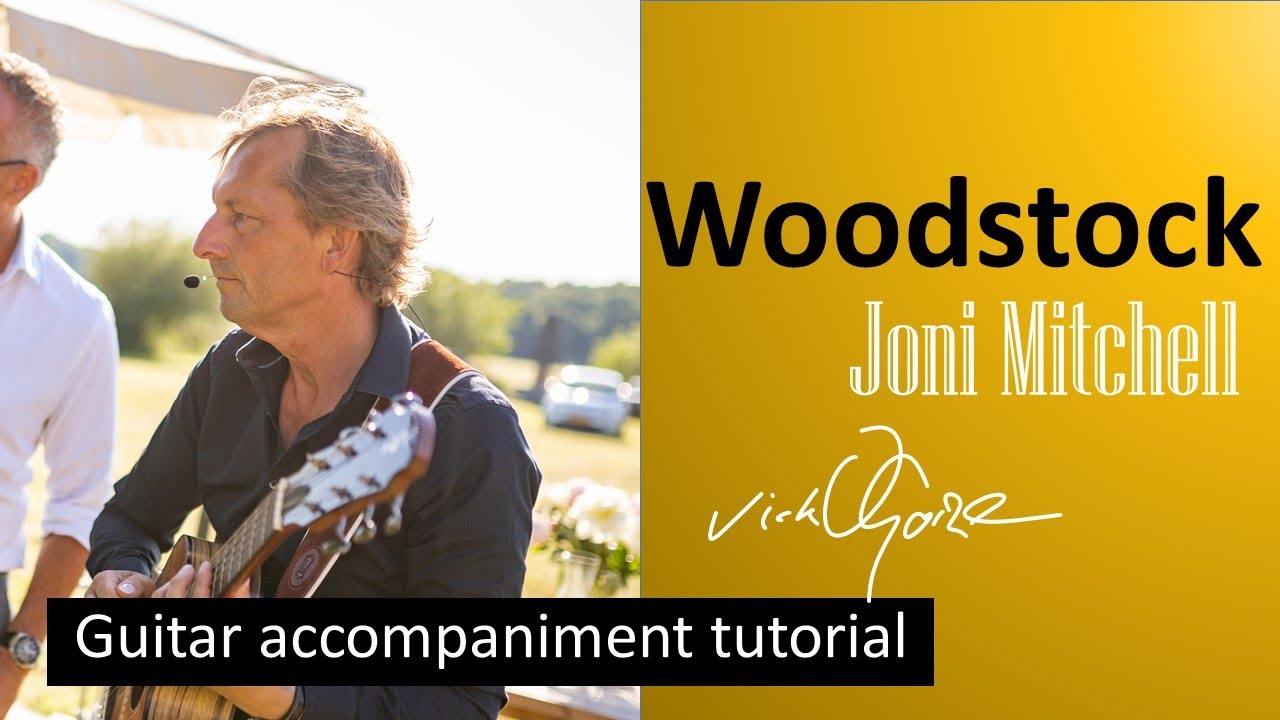 How to play Woodstock on guitar (Joni Mitchell, guitar tutorial)