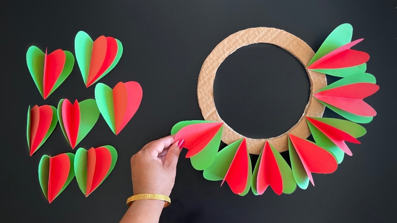 Beautiful and Easy Paper Wall Hanging / Paper craft For Home Decoration / Wall Mate / DIY Wall Decor