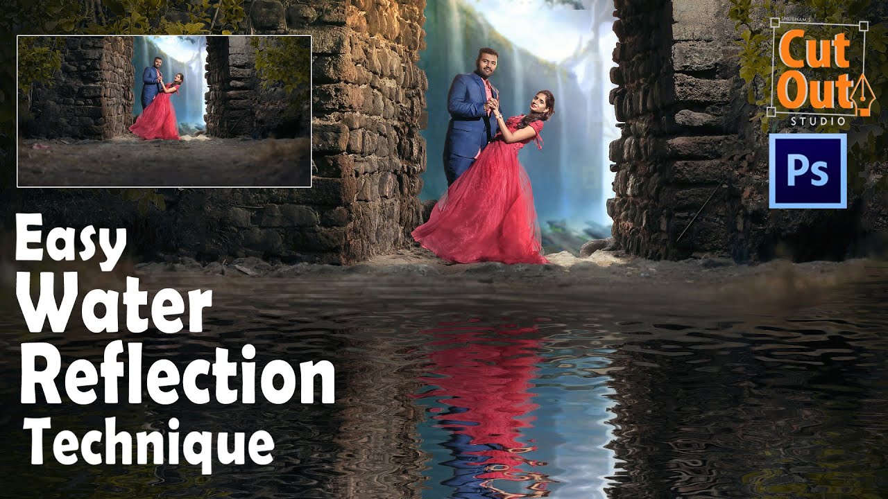 How to Create Water Reflections With Realistic Ripples in Photoshop || Photoshop CC || Hindi