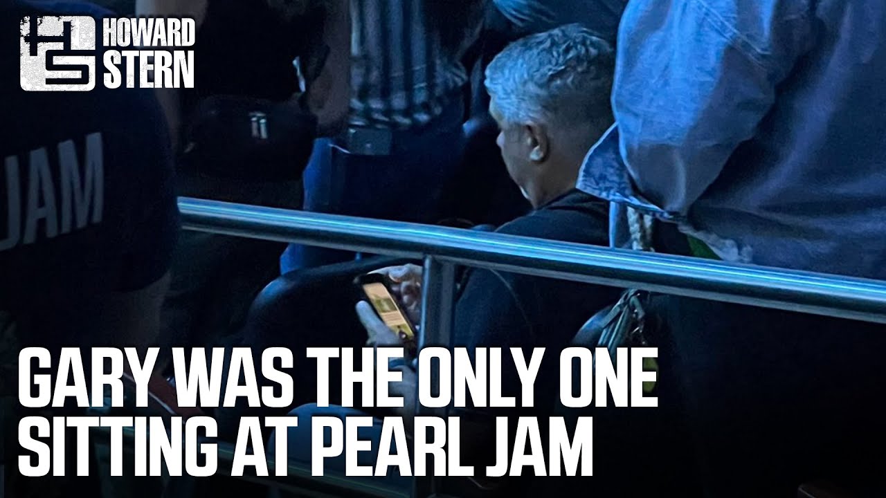 Gary Was the Only One Sitting Down at the Pearl Jam Concert