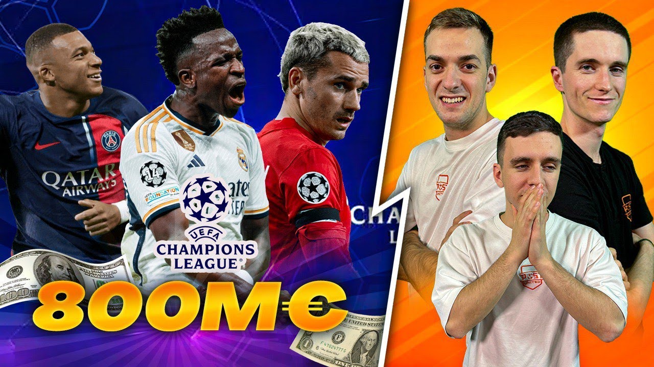 EL QUE HAGA MEJOR EQUIPO de la CHAMPIONS con 800M€ GANA