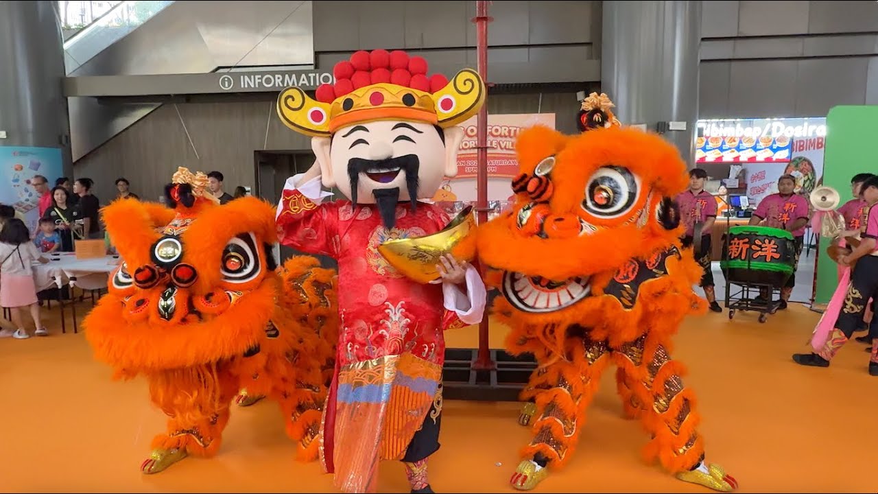 [4K] Anchorvale Village Pre-CNY Event | Xinyang 新洋 Lion Dance  24 Jan 2026