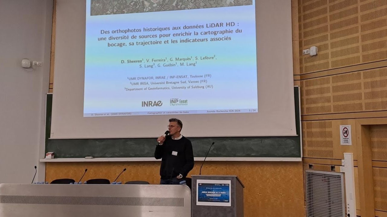 Présentation de recherches en information géographique d'INRAE