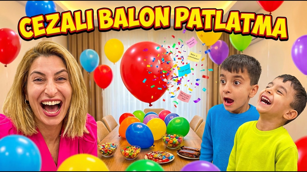BALONLARIN İÇİNDE NELER VAR ? 🤔 EGLENCELİ CEZALI BALON OYUNLARI 🎈🎈 ( CENGİZ YİGİT )