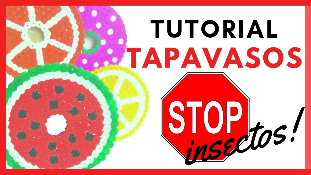 HAMA BEADS TUTORIAL FÁCIL TAPAVASOS-POSAVASOS