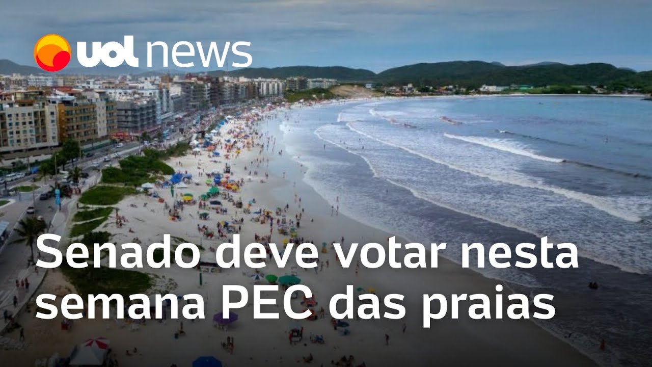 Privatização de praias: PEC, que teve briga entre Piovani e Neymar, será votada na CCJ nesta quarta