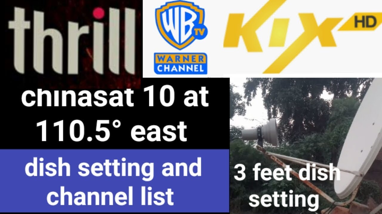 chinasat 10 at 110.5&deg;e || dish setting and channel list | news dish fast
