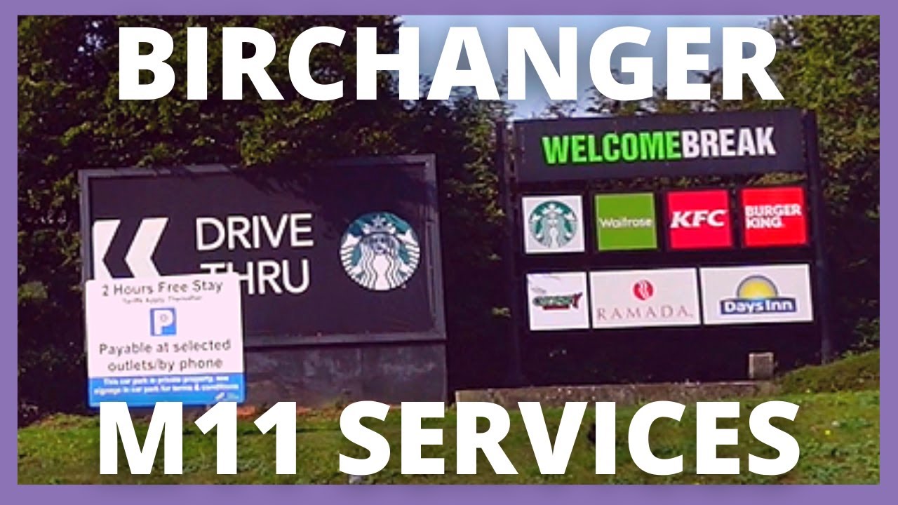 🚗✈️ Birchanger Green Services M11 near Stansted Airport | Dog walking area🚗