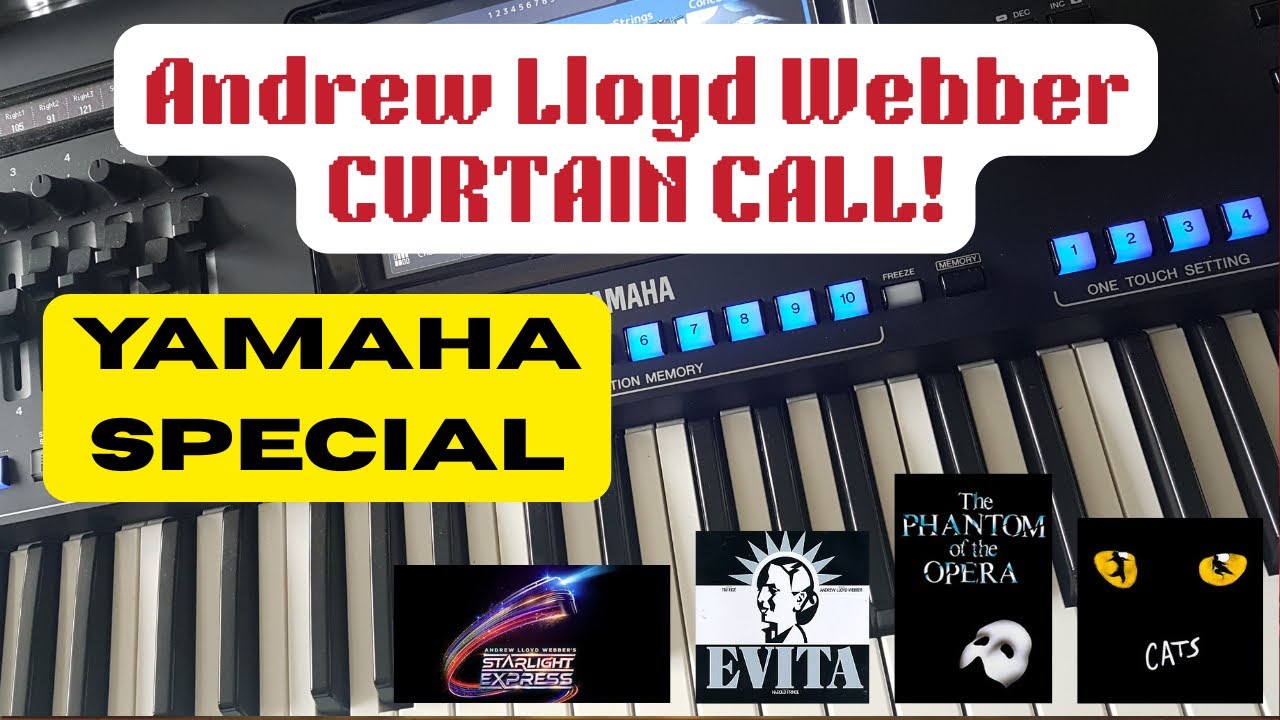 PHANTOM OF THE OPERA and 47 MORE ANDREW LLOYD WEBBER SONGS -arranged for Yamaha Genos 2. Video 3