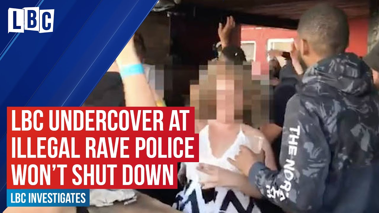 LBC goes undercover at illegal rave that police fail to shut it down | LBC