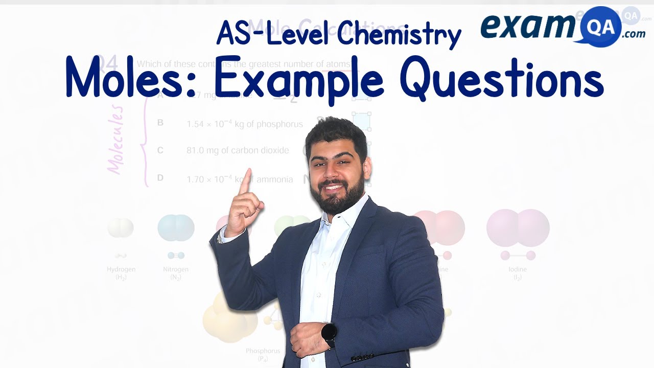 Moles: Example Questions | AS-Level Chemistry
