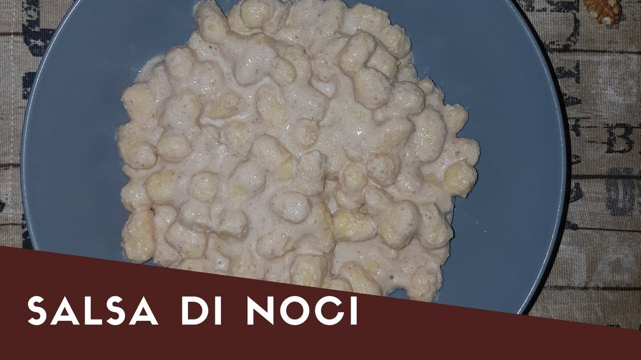 SALSA DI NOCI facile veloce vegana