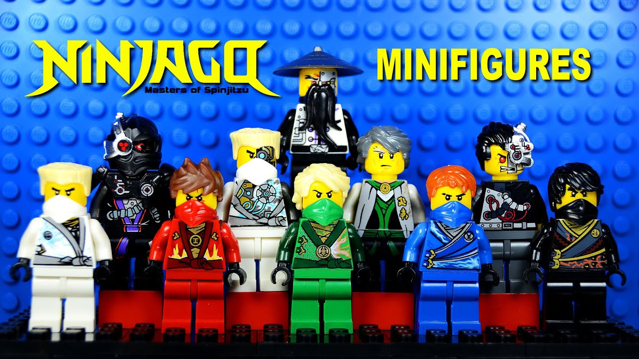 LEGO Ninjago Masters of Spinjitzu Rebooted KnockOff Minifigures Set 4 (Bootleg)