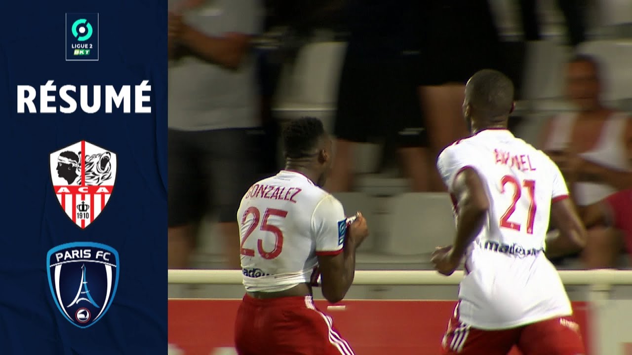 AC AJACCIO - PARIS FC (1-0) - Résumé (ACA - PFC) 2021-2022