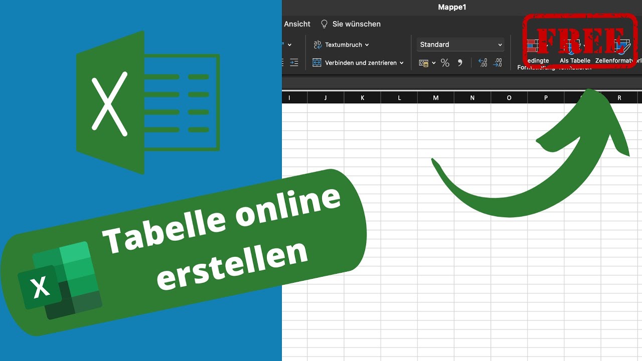 Wie kann ich kostenlos eine Tabelle erstellen