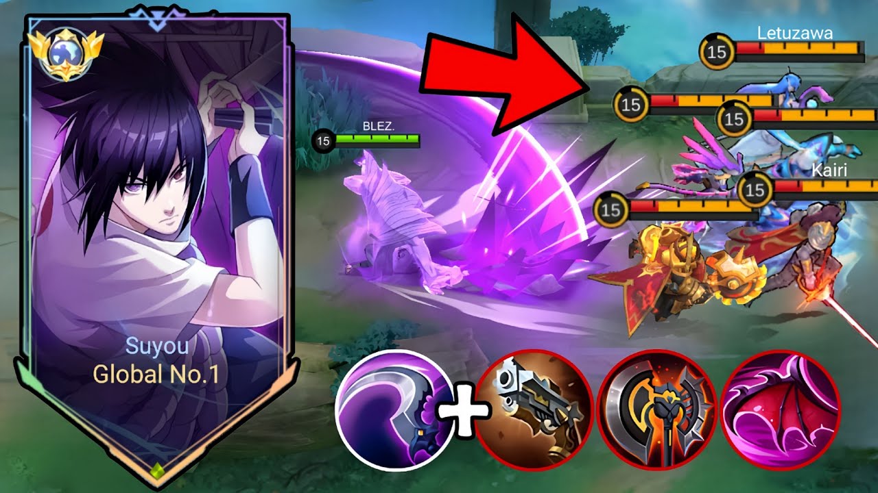  GLOBAL SUYOU ABUSE THIS NEW BRUTAL ONE-SHOT IN SOLO RANK!! (SUYOU IS BACK META)🔥 - Mobile Legends