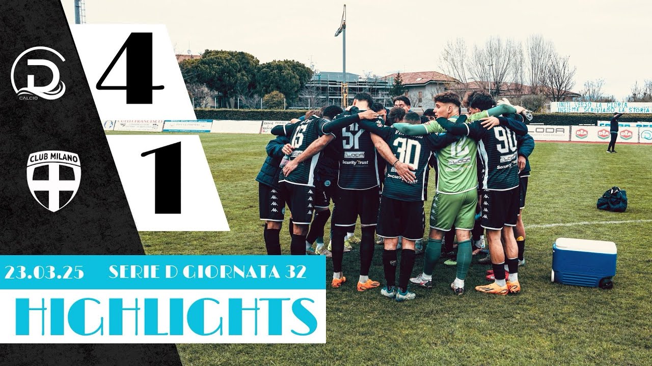 Highlights: Desenzano-Club Milano 4-1