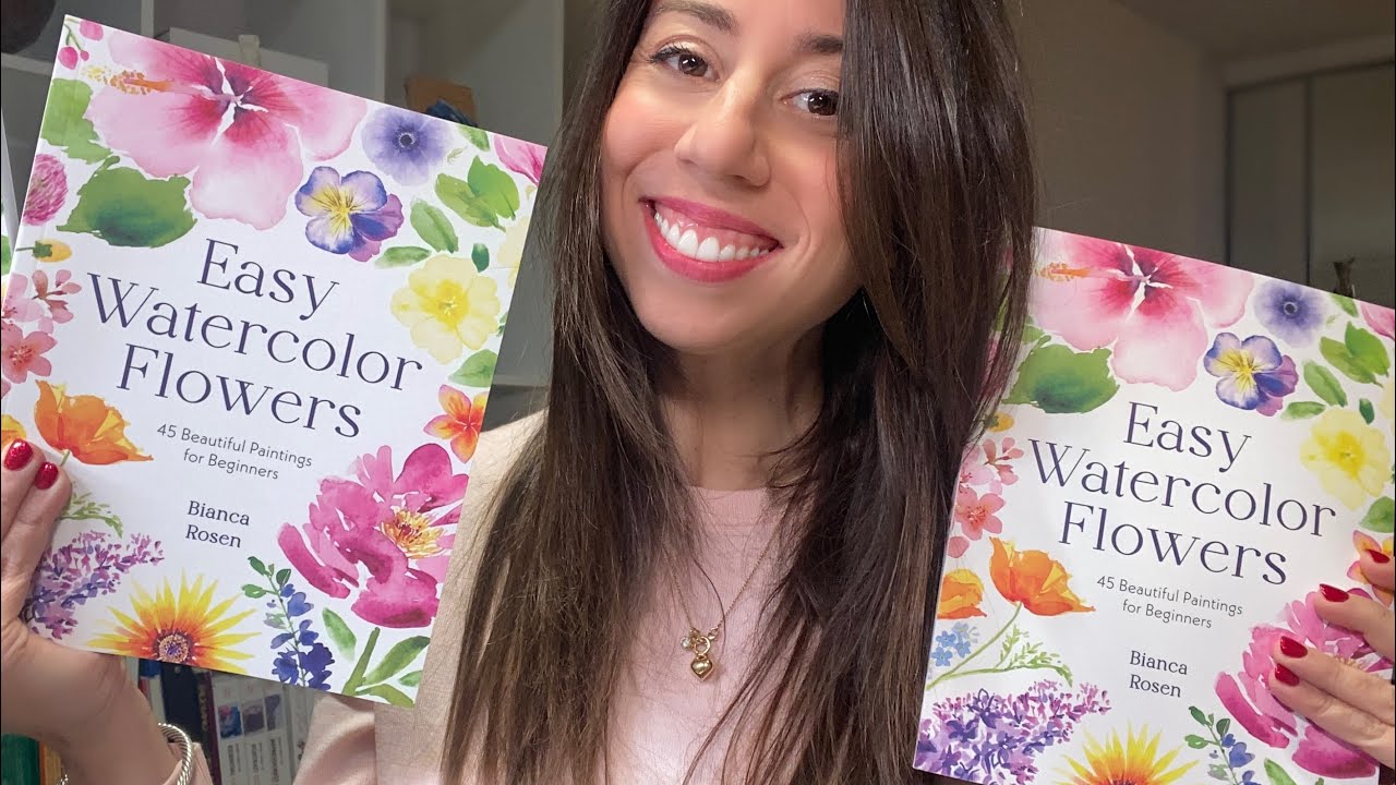 BOOK LAUNCH + GIVEAWAY!!!!! 📙🌸 Easy Watercolor Flowers 🌸