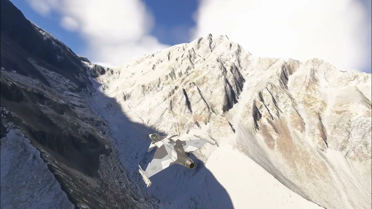 Flying the G39 Griffin in the Italian Alps MSFS 2024