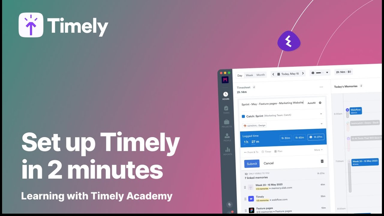 Set up Timely in 2 minutes