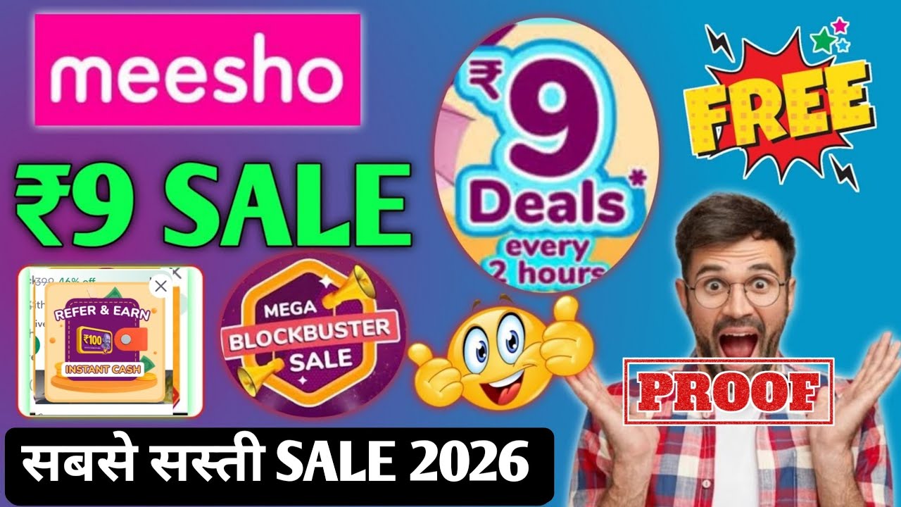 Meesho Great Indian Savings Sale 2026 | Meesho 9 rupees sale order kaise kare | Meesho Free Shopping