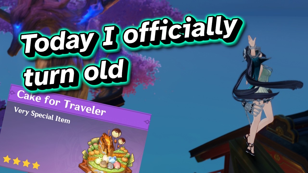 it's my birthday, so...