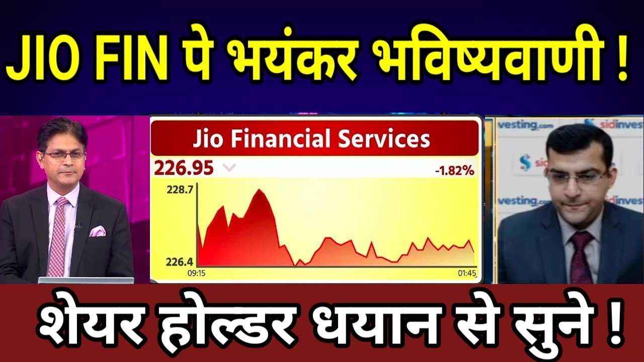 JIO FINANCIAL SERVICE LTD SHARE LATEST NEWS TODAY,JIO FIN SHARE #JIO FIN सिद्धार्थ सर ने दी बड़ी राय