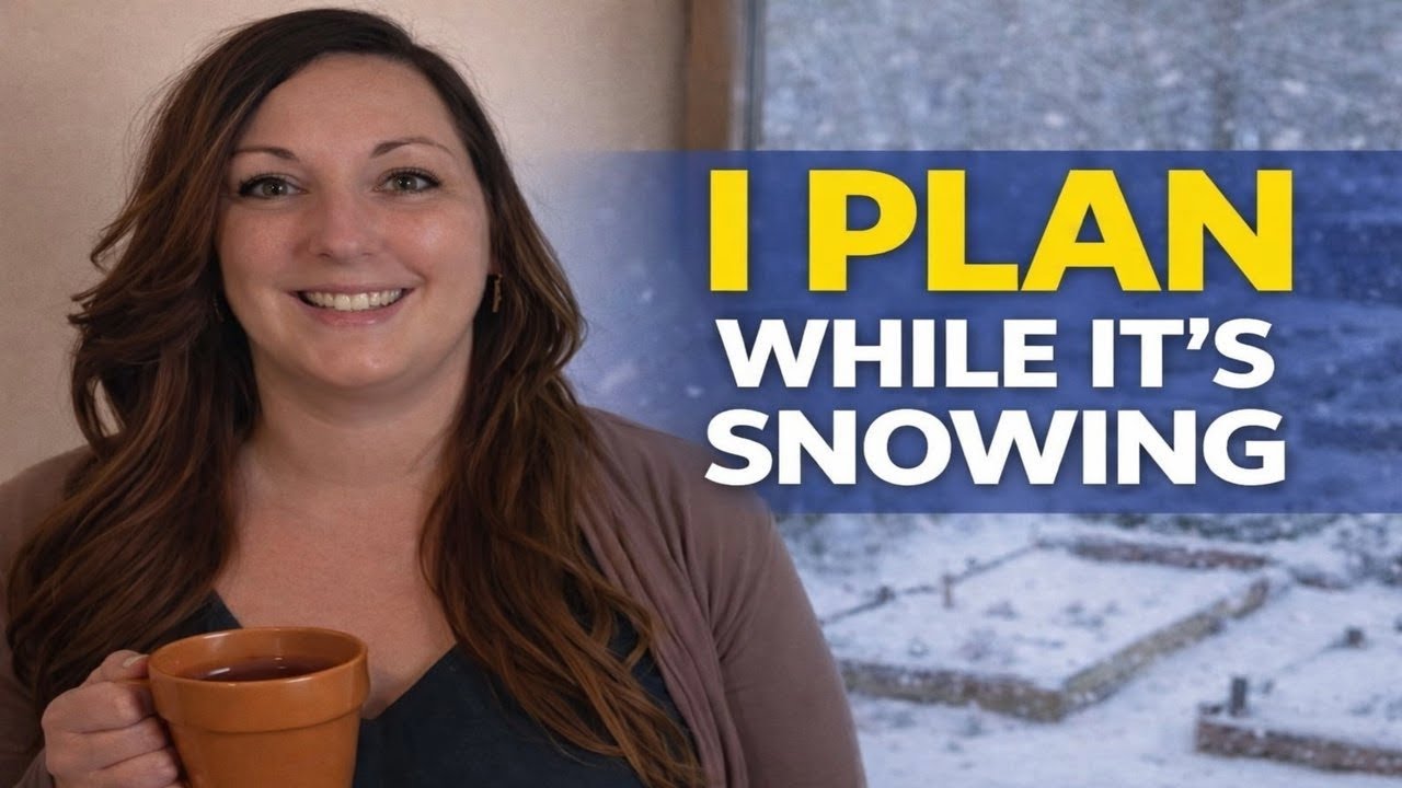 How I Plan My Garden Every Winter | From Snowy Days to a Calm, Abundant Harvest