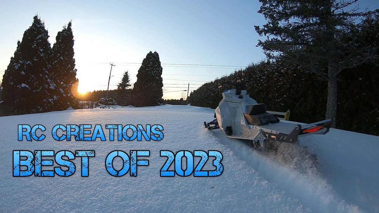 Best of 2023 - Rc Snowmobile Compilation