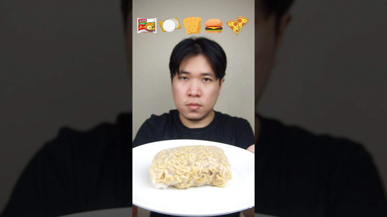 EATING INDOMIE NOODLES IN VARIOUS WAYS #asmr #mukbang