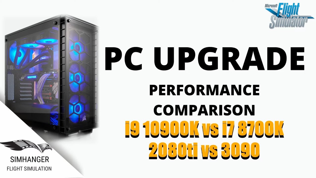 MSFS | PC UPGRADE | 8700K vs 10900K Head to Head test results | VR & 2D