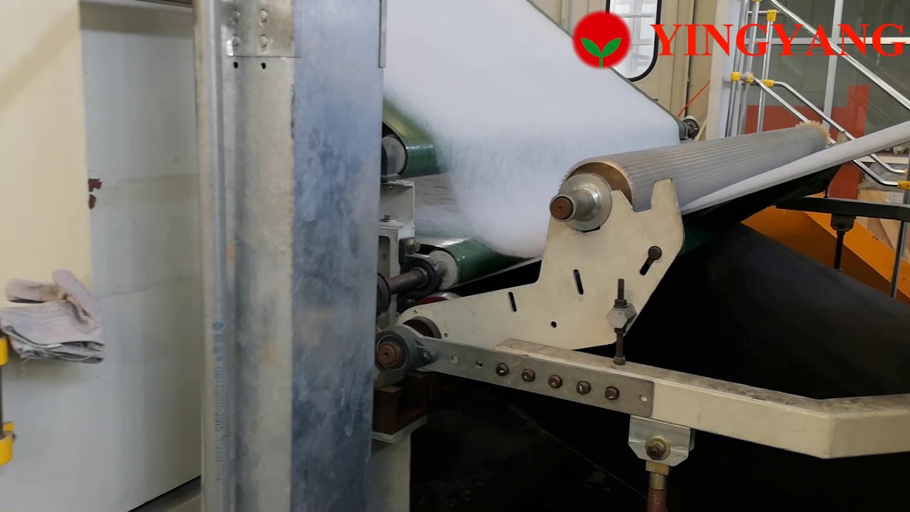 Microfiber artificial leather substrate production line
