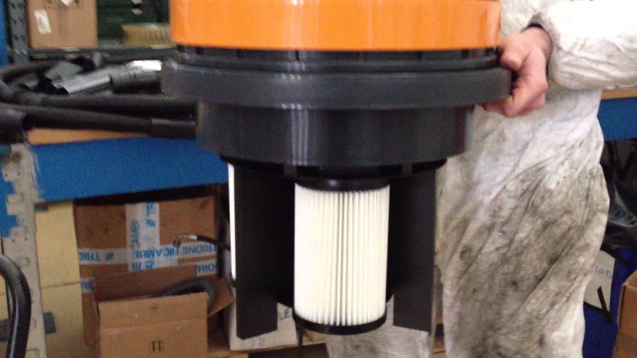 Aspiratore con filtri autopulenti