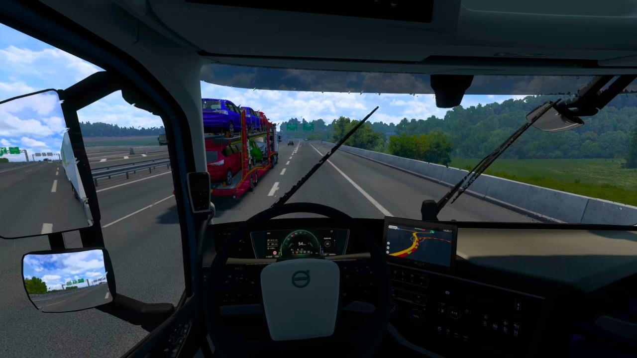 ETS2 Relaxing Drive in Rainy Day and Night &ndash; No Commentary Gameplay