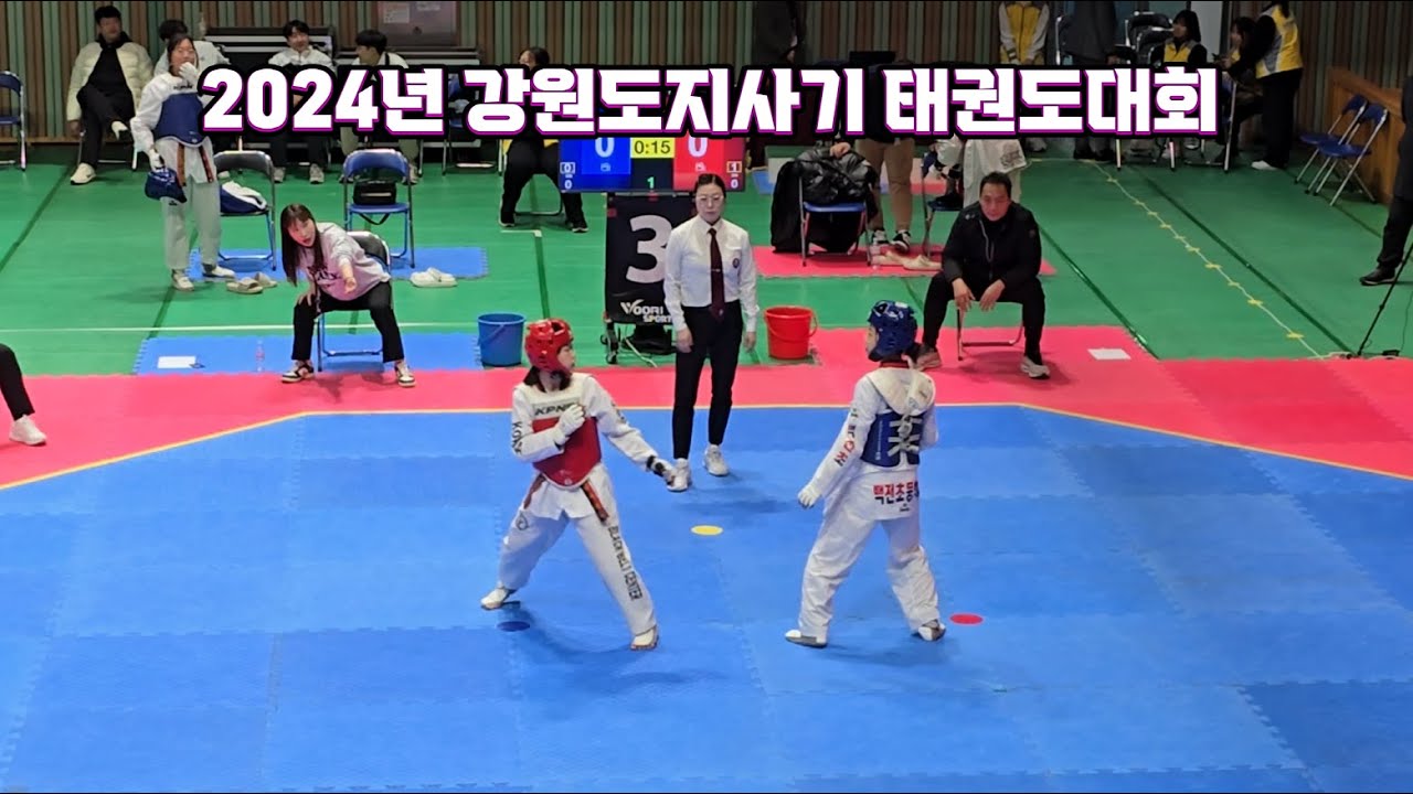 강원도지사기 태권도대회 여초고 L-웰터급 결승 고은별vs김지율