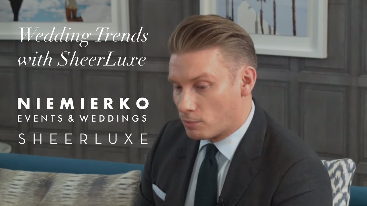 Celebrity Wedding Planner Mark Niemierko - SheerLuxe - Wedding Trends